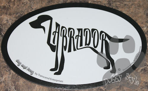 Euro Style Labrador Retriever Dog Breed Magnet