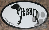 Euro Style Pit Bull Dog Breed Magnet