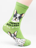 French Bulldog Dog Breed Foozy Novelty Socks