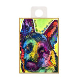 German Shepherd All You Need Is Love And A Dog Dean Russo Wood Dog Magnet