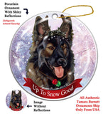 German Shepherd Howliday Dog Christmas Ornament