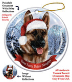 German Shepherd Howliday Dog Christmas Ornament