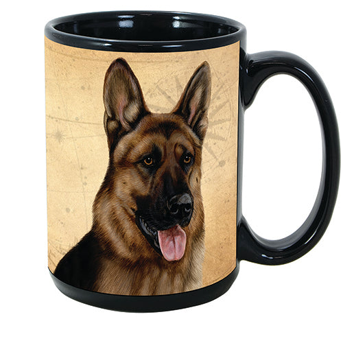 Faithful Friends German Shepherd Dog Breed Coffee Mug