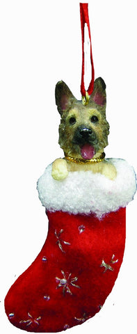 Santa's Little Pals German Shepherd Christmas Ornament