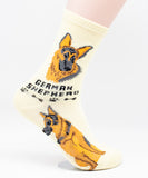 German Shepherd Dog Breed Foozy Novelty Socks