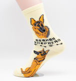 German Shepherd Dog Breed Foozy Novelty Socks