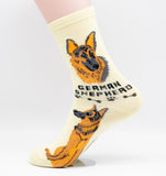 German Shepherd Dog Breed Foozy Novelty Socks