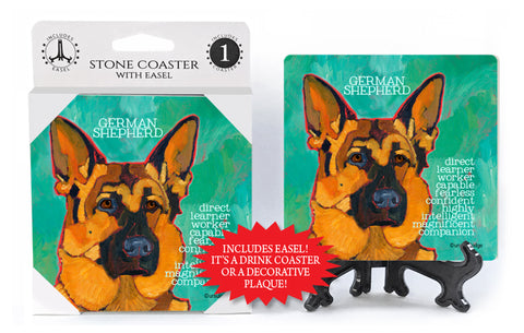 German Shepherd Dog Ursula Dodge Drink Coaster