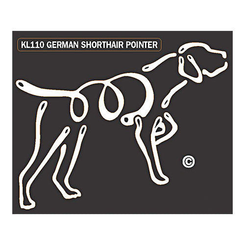 K Line German Shorthaired Pointer Dog Car Window Decal Tattoo