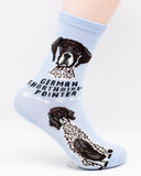 German Shorthaired Pointer Dog Breed Foozy Novelty Socks