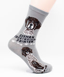 German Shorthaired Pointer Dog Breed Foozy Novelty Socks