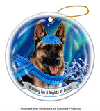 German Shepherd Howliday Dog Christmas Ornament