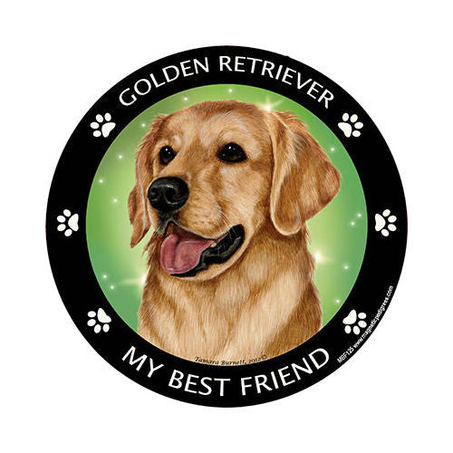 Golden Retriever My Best Friend Dog Breed Magnet