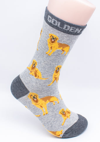 Golden Retriever Dog Novelty Socks