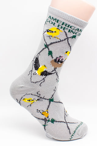 American Goldfinch Bird Dog Breed Novelty Socks