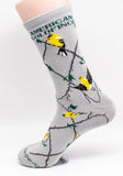 American Goldfinch Bird Dog Breed Novelty Socks