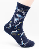 Great Blue Heron Assorted Bird Novelty Socks