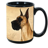 Faithful Friends Great Dane Fawn Cropped Dog Breed Coffee Mug