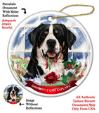 Greater Swiss Mountain Dog Howliday Dog Christmas Ornament