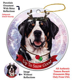 Greater Swiss Mountain Dog Howliday Dog Christmas Ornament