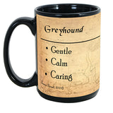 Faithful Friends Greyhound Dog Breed Coffee Mug