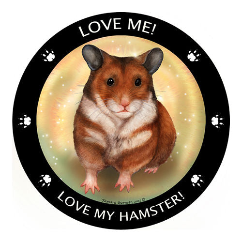 Hamster My Best Friend Dog Breed Magnet