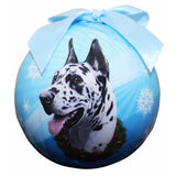 Great Dane Harlequin Shatterproof Dog Breed Christmas Ornament