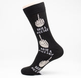 Have A Nice Day Foozy Novelty Socks
