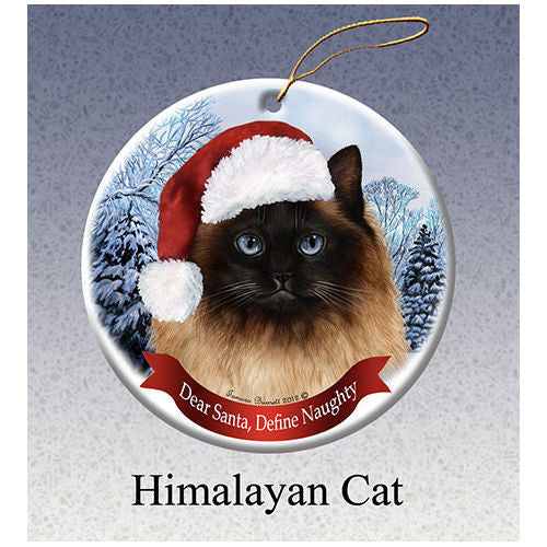 Himalayan Cat Howliday Cat Christmas Ornament