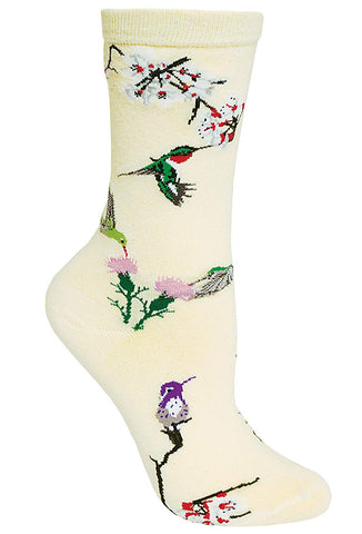 Hummingbird Assorted Bird Dog Breed Novelty Socks