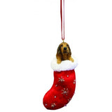 Santa's Little Pals Irish Setter Dog Christmas Ornament