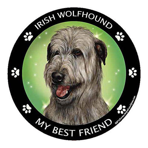 Irish Wolfhound My Best Friend Dog Breed Magnet