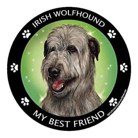 Irish Wolfhound My Best Friend Dog Breed Magnet