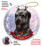 Irish Wolfhound Howliday Dog Christmas Ornament