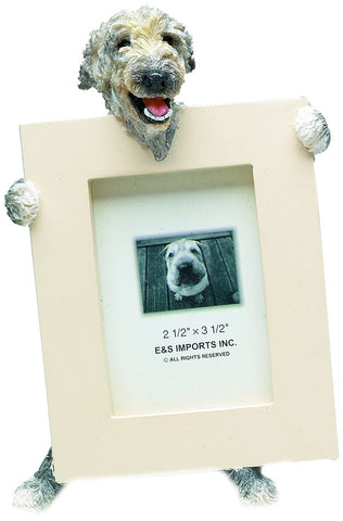 Irish Wolfhound Dog Picture Frame Holder