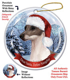 Italian Greyhound Blue Howliday Dog Christmas Ornament