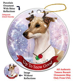 Italian Greyhound Fawn Howliday Dog Christmas Ornament