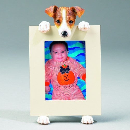 Jack Russell Terrier Dog Picture Frame Holder