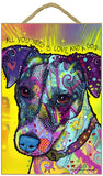 Jack Russell All You Need Is Love And A Dog Dean Russo Wood Dog Sign