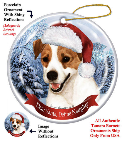 Jack Russell Terrier Howliday Dog Christmas Ornament