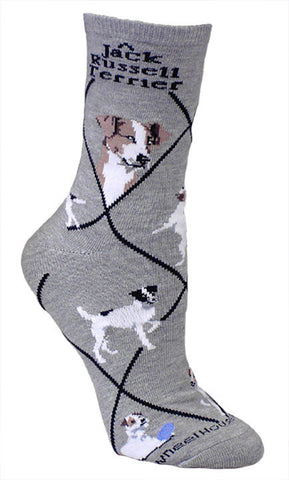 Jack Russell Terrier Dog Breed Novelty Socks