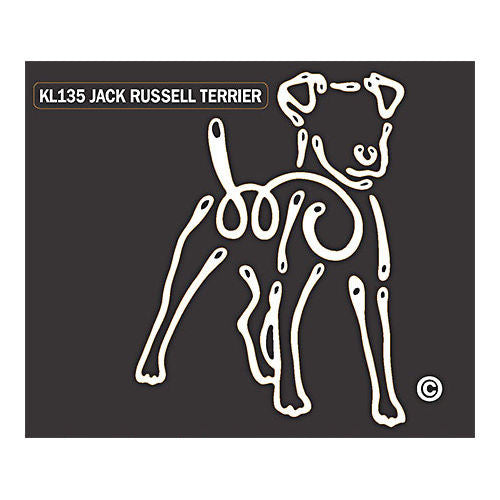 K Lines Jack Russell Terrier Window Tattoo Decal