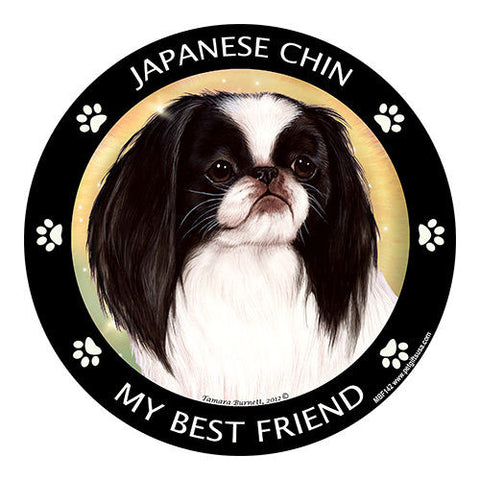 Japanese Chin My Best Friend Dog Breed Magnet