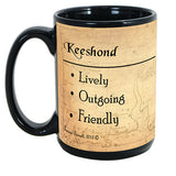 Faithful Friends Keeshond Dog Breed Coffee Mug