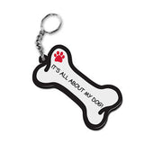 Dog Bone Key Chain It's All About My Dog! FOB Key Ring