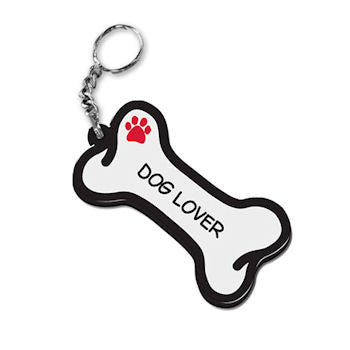 Dog Bone Key Chain Dog Lover FOB Key Ring