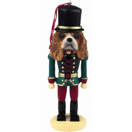 Cavalier King Charles Spaniel Dog Toy Soldier Nutcracker Christmas Ornament