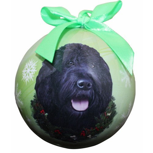 Labradoodle Shatterproof Dog Christmas Ornament