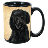 Faithful Friends Labradoodle Black Dog Breed Coffee Mug