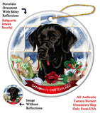 Labrador Black Assorted Howliday Dog Christmas Ornament